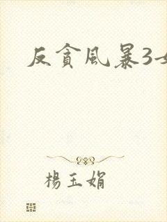反贪风暴3女主