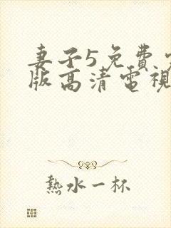 妻子5免费完整版高清电视剧