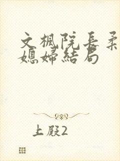 文枫院长柔佳儿媳妇结局封面