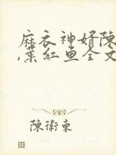 麻衣神婿陈黄皮,叶红鱼全文免费下载txt