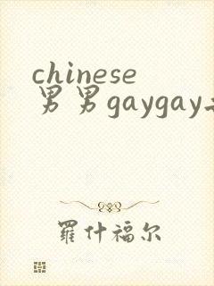 chinese男男gaygay无套网站