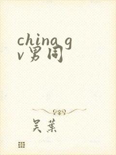 china gv男同