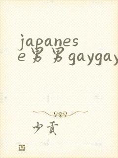 japanese男男gaygay呻吟
