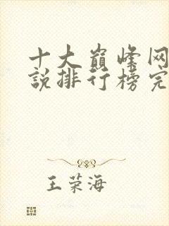 十大巅峰网游小说排行榜完结封面