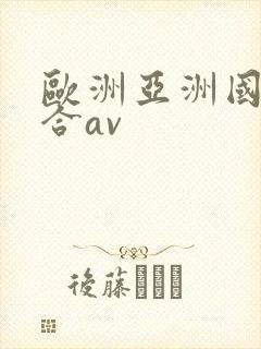欧洲亚洲国产综合av封面