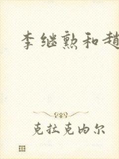李继勋和赵匡胤