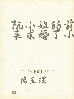 阮小姐的前夫又来求婚了小说下载txt