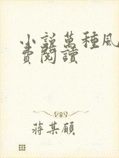 小说万种风情免费阅读
