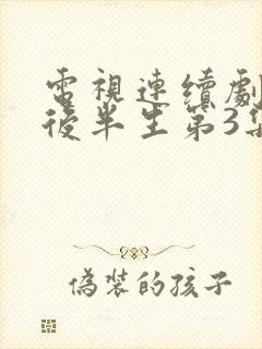 电视连续剧我的后半生第3集