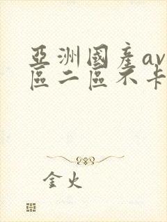 亚洲国产av一区二区不卡