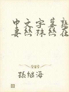 中文字幕熟女人妻丝袜丝在线