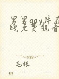 男男gay片在线免费观看