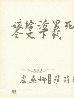 嫁给渣男死对头全文下载