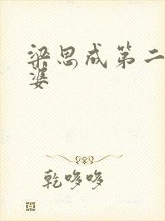 梁思成第二个老婆