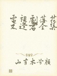 电视剧落花时节又逢君全集免费