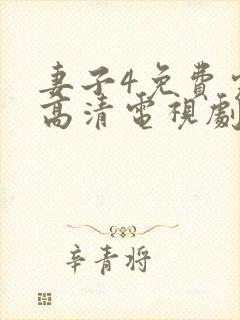 妻子4免费完整高清电视剧在线观看古