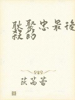 耿聚忠最后被谁杀的