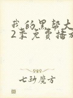 我的黑帮大佬第2季免费播放美剧