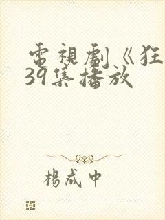 电视剧《狂飙》39集播放
