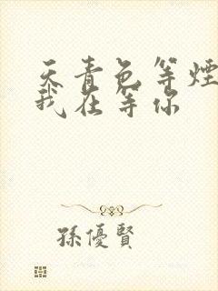 天青色等烟雨,我在等你