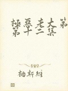 极恶老大第二季第十二集