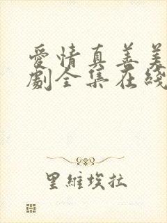 爱情真善美电视剧全集在线播放免费