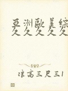 亚洲欧美综合久久久久久久