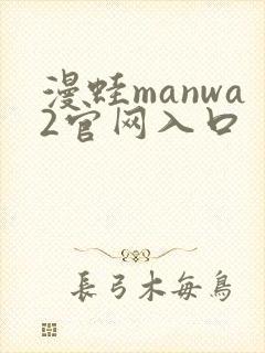 漫蛙manwa2官网入口
