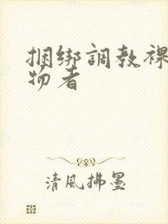 捆绑调教裸体窒物者