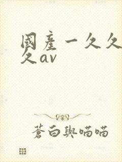 国产一久久久久久av