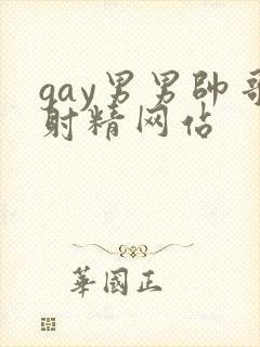 gay男男帅哥射精网站
