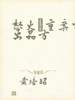 怒火·重案电影出品方