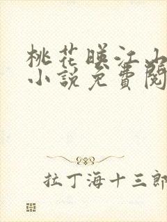 桃花映江山原著小说免费阅读