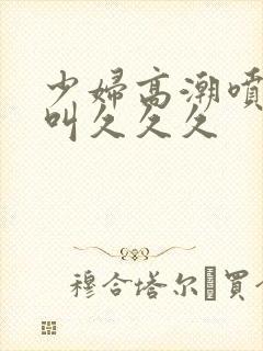 少妇高潮喷水惨叫久久久