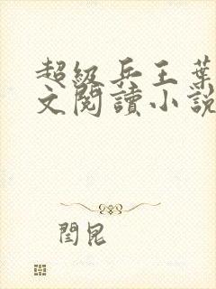 超级兵王叶谦全文阅读小说