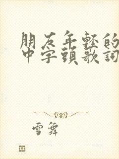 朋友年轻的妈妈中字头歌词