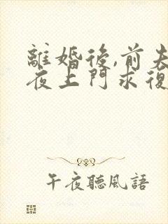 离婚后,前夫连夜上门求复婚封面