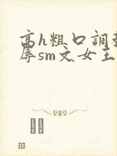 高h粗口调教羞辱sm文女王