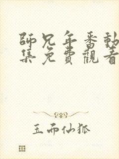 师兄年番动漫全集免费观看