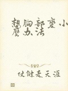 想胸部变小有什么办法