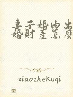 妻子婚内出轨离婚财产怎么处理