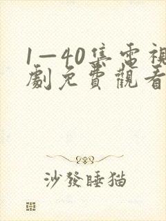 1—40集电视剧免费观看大全封面