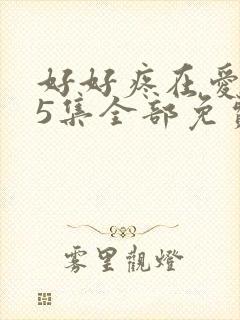 好好疼在爱里第5集全部免费播放
