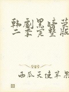 韩剧黑暗荣耀第二季完整版封面