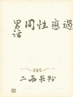 男同性恋过性生活