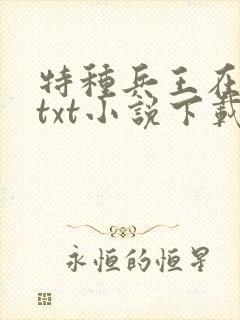 特种兵王在山村txt小说下载