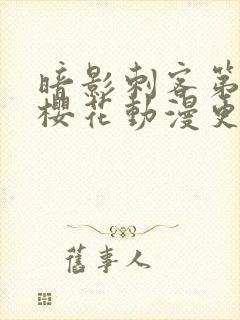 暗影刺客第四季樱花动漫更新时间