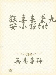 狂妻来袭九爷早安小说txt