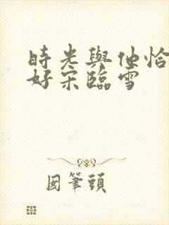 时光与他恰是正好宋临雪封面