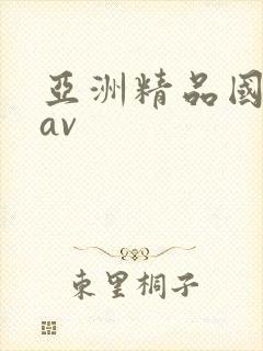 亚洲精品国产 av封面